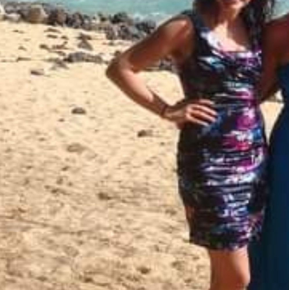 Amazing Dress with Hawaiin Colors